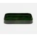 Nelson Emerald Gloss, Tray, Rectangular, Vellum Leather