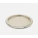 Sevasti Shiny Nickel, Textured, Round Tray, Stainless Steel
