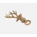 Theodore Antique Brass, Deer Head, Bottle Opener, Pack of 2