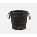 Wesley Black/Gold Swirled Champagne Bucket Resin