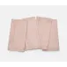 Betty Dusty Rose Double Eyelet Cocktail Napkin Cotton Canvas 10X10, Pack of 4