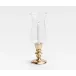 Howard Polished Brass Hurricane Candle Holder