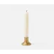 Meriah Gold, Candle Holders, Hammered Brass, Pack of 2
