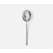 Jupiter Polished Silver, Serving Spoon, Metal, Medium, Pack of 2