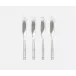 Liliana Polished Silver Cheese Spreaders Set/4