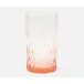 Aaron Pink, Highball Glass, Hand Blown, Pack of 6