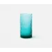 Alyse Aqua Highball Glass, Hand Blown, Pack of 6