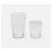 Paige Clear, Tumbler Glass, Hand Blown, Pack of 6