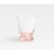 Pierre Pink Tumbler Glass Hand Blown, Pack of 6