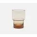 Samuel Amber, Tumbler Glass, Hand Blown, Pack of 6