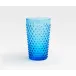 Sofia True Blue Highball Glass, Hand Blown, Pack of 6