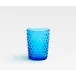 Sofia True Blue Juice Glass, Hand Blown, Pack of 6