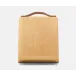 Arwen Natural Oak, Recipe Stand w/ Handle, Wood/Full-Grain Leather