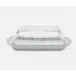 Lessie White Salt Glaze Rectangular Butter Dish