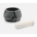 Moira Black/White, Mortar and Pestle, Marble