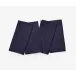 Betty Navy, Double Eyelet, Napkin, Cotton Canvas, 20x20, Pack of 4