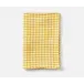 Blake Yellow/White Gingham Kitchen Towel Linen 20X28 Pack Of 2