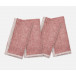 Gianna Maroon/White, Napkin, Linen, 20"x20", Pack of 4