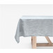 Johanna Solid Hem Table Linens Stratus Gray