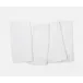 Johanna White Napkin W/ Solid Hem 22 x 22, Pack of 4