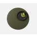 Evan Forest Green, Round Placemat, Full Grain Leather, Pack of 2