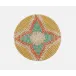 Georgia Yellow, Round Placemat, Seagrass, Pack of 4