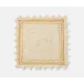 Giada White/Natural Pom Pom Square Placemat Jute Pack Of 4