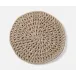 Indira Gray, Round Placemat, Cotton, Pack of 4