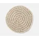 Indira Natural, Round Placemat, Cotton, Pack of 4