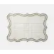 Lorisa Warm Gray, Rectangular Placemat, Abaca, Pack of 4