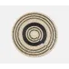 Odelia Black/Natural, Round Placemat, Seagrass, Pack of 4