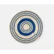 Odelia Dark Blue/Natural, Round Placemat, Seagrass, Pack of 4
