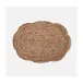 Vera Mixed Taupe, Flower Oval Placemat, Raffia, Pack of 4