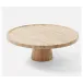 Alessia Natural, Cake Stand, Travertine, Large