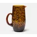 Andrew Tortoise Shell Pitcher Glass Hand Blown