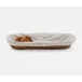 Azalea Natural, Oblong Tray with Liner, Braided Grass, Large,Pack of 2