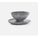 Charles Cement Glaze, Gravy Dish with Plate, Medium