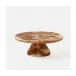 Hugo Amber Swirled Cake Stand Resin Small