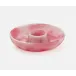 Hugo Pink Swirled Chip And Dip Bowl Resin