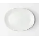 Julianna White Large Platter With Gold Trim