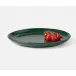 Marcus Dark Green Salt Glaze Round Serving Platter Stoneware Large, Pack of 2