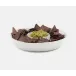 Marcus White Salt Glaze Chip And Dip Bowl Stoneware