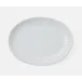 Nathalie Matte White, Scallop Design, Oval Serving Platter, Large, Pack of 2