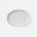 Nathalie Matte White, Scallop Design, Oval Serving Platter, Small, Pack of 2