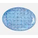 Ojai Large Blue Mixed Pattern Serving Platter