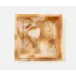 Olena Amber Swirled, Square Serving Tray, Resin, S/2