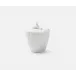 Willa White Faux Bois, Sugar Pot, Porcelain