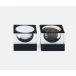 Jette Clear/Gray, Pinch Bowls, Acrylic, Set of 2