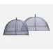 Rachel Slate Blue, Food Cover, Rectangular, Sinamay, Set/2