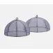 Rachel Slate Blue, Food Cover, Round, Sinamay, Set/2